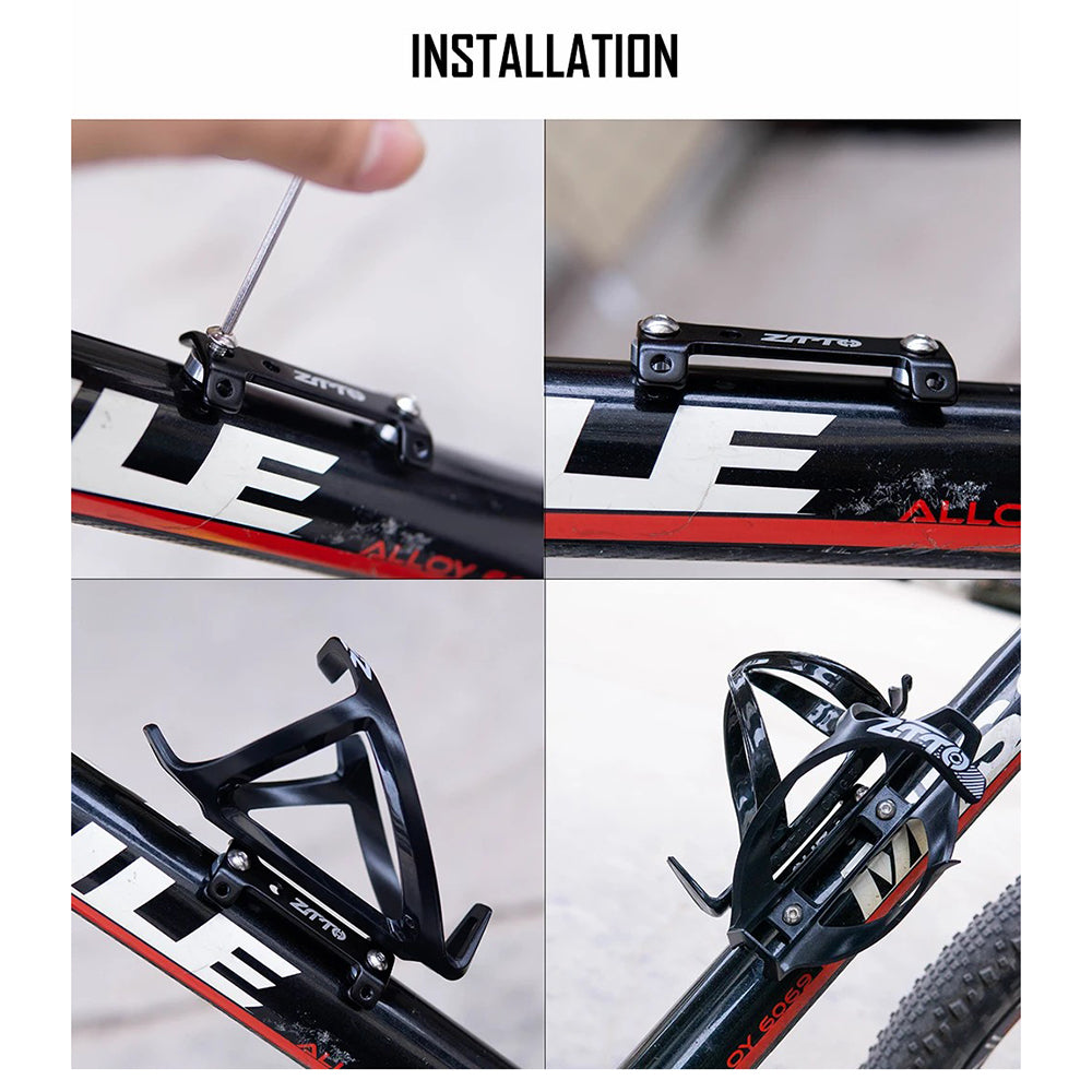 ZTTO SHJDZ Aluminum Alloy MTB Road Bike Double Head Bottle Cage Extender ZTTO SHJDZ Aluminum Alloy MTB Road Bike Double Head Bottle Cage Extender
